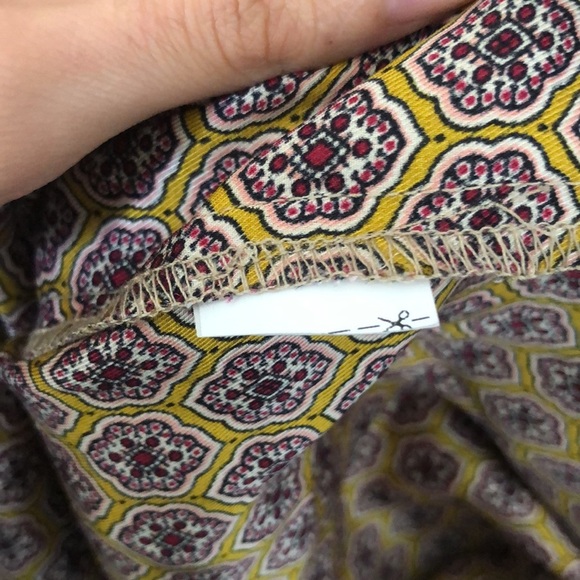 ZARA Printed PJ High-low button-down Satin Shirt - Picture 11 of 12